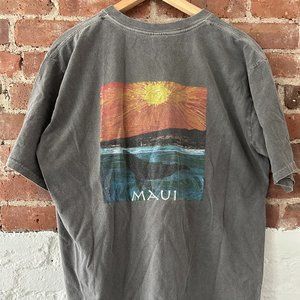 crazy shirts heavy dyed vintage wash hawaiian tshirt